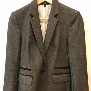 EXPRESS gray fitted blazer